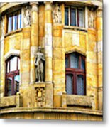 Prague Ministry Of Industry And Trade Building Metal Print