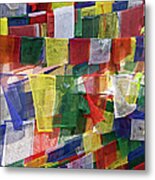 Prayer Flags Metal Print