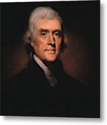 President Thomas Jefferson Metal Poster