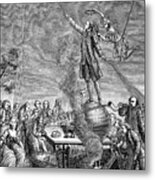 Print Satirising Franz Anton Mesmer Metal Print