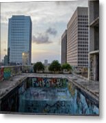 Profanity Pool Metal Print