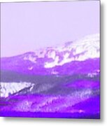 Purple Mountain Majesty Metal Print