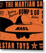 Quelstar Mars Saucer Metal Print