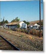 Quiet Tracks In Pendleton Metal Print