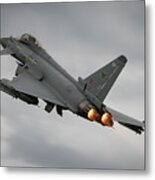 Raf Typhoon Zj924 Metal Print