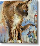 Ragdoll Kitten Cat Metal Print