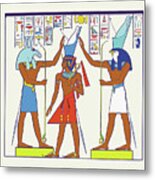 Ramses Ii Made King Metal Print