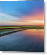 Reaching Into Evening Dreamscape Metal Print