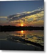 Reflections Of The Passing Day Metal Print