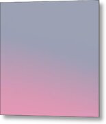 Lilac And Pink Ombre Gradient Metal Print