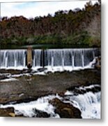 Relaxing Afternoon At The Waterfalls Metal Print