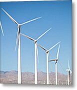 Renewable Energy - Windmills Metal Print