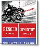Renold Mark 10 Motorcycle Chains Metal Print