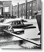 Rescue Of A Dog Prisoner Of Water, 1953 Metal Print