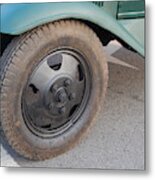 Retro Cars Parts And Body Elements Metal Print