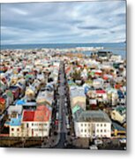 Reykjavik City 1 Metal Print