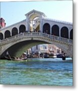 Rialto Bridge, Venice Metal Print