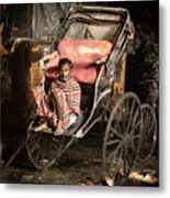 Rickshaw Wallah Metal Print