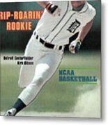 Rip-roarin Rookie Detroit Centerfielder Kirk Gibson Sports Illustrated Cover Metal Print