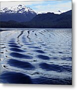 Ripples In The Cold Lake Metal Print
