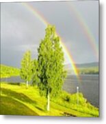 River Rainbows Metal Print