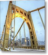 Roberto Clemente Bridge Metal Print