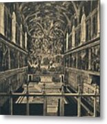 Roma - Vatican Palace - The Sistine Metal Print