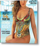 Ronda Rousey Swimsuit 2016 Sports Illustrated Cover Metal Print