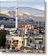 Rooftops In Damascus, Syria Metal Print