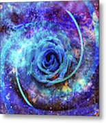 Rosa Azul Metal Print