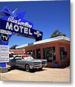 Route 66 - Blue Swallow Motel 2012 Metal Print