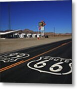 Route 66 - Mojave Desert 2012 #2 Metal Print
