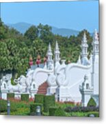 Royal Park Rajapruek Grand Pavilion Stairway Guardians Dthcm2607 Metal Print