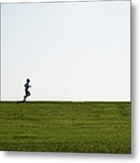 Runner Metal Print