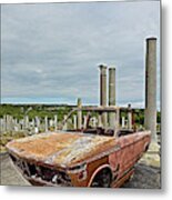 Rusty 5 Metal Print