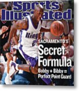 Sacramento Kings Vs Utah Jazz, 2003 Nba Western Conference Sports Illustrated Cover Metal Print