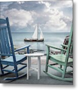 Sail On In The Early Morning Metal Print