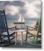 Sail On Painting Metal Print