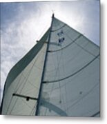 Sails Of The New Moon Metal Print