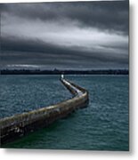 Saint Malo Harbour Metal Print