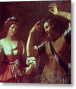 Samson And Delilah Metal Print