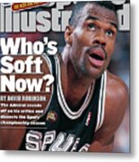 San Antonio Spurs David Robinson, 1999 Nba Finals Sports Illustrated Cover Metal Print