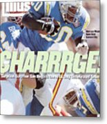 San Diego Chargers Natrone Means... Sports Illustrated Cover Metal Print
