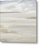 Sand Catcher And Surfer Metal Print