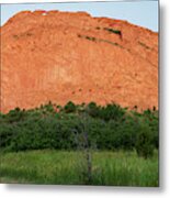 Sandstone Rock Formation Called The Kissing Camels In Colorado Metal Print