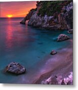 Sardinian Sunrise Metal Print