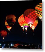 Ascending Balloons Panoramic Work A Metal Print