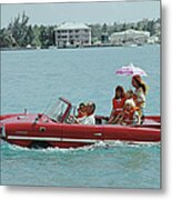 Sea Drive Metal Print