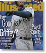 Seattle Mariners Ken Griffey Jr... Sports Illustrated Cover Metal Print