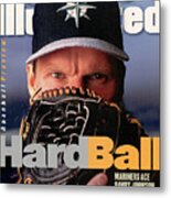 Seattle Mariners Randy Johnson, 1997 Mlb Baseball Preview Sports Illustrated Cover Metal Print